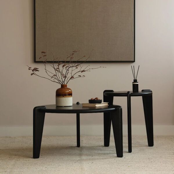 Petite table d'appoint noir