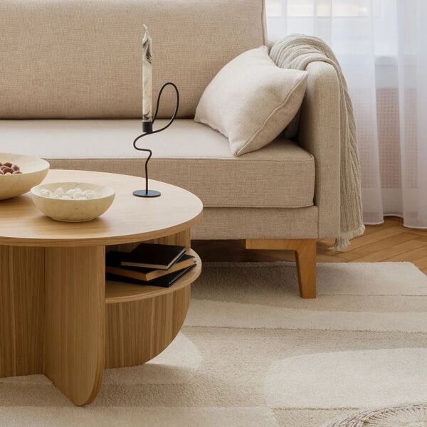 Table basse bois ronde