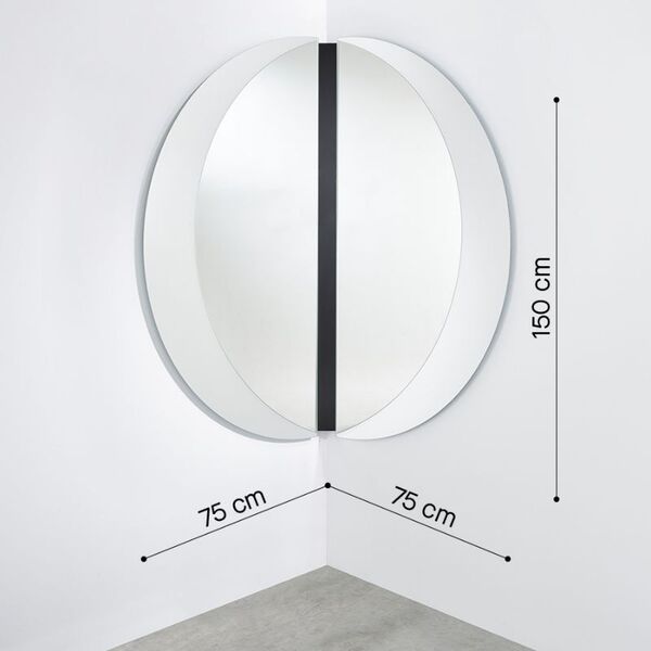 Miroir demi cercle