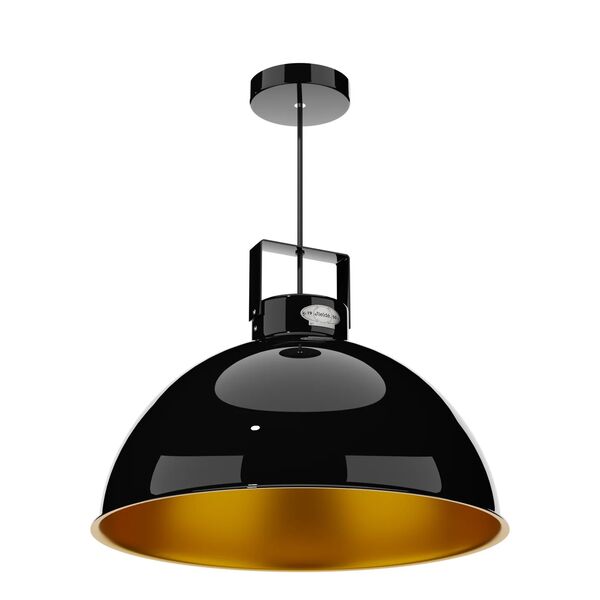 Suspension métal noir