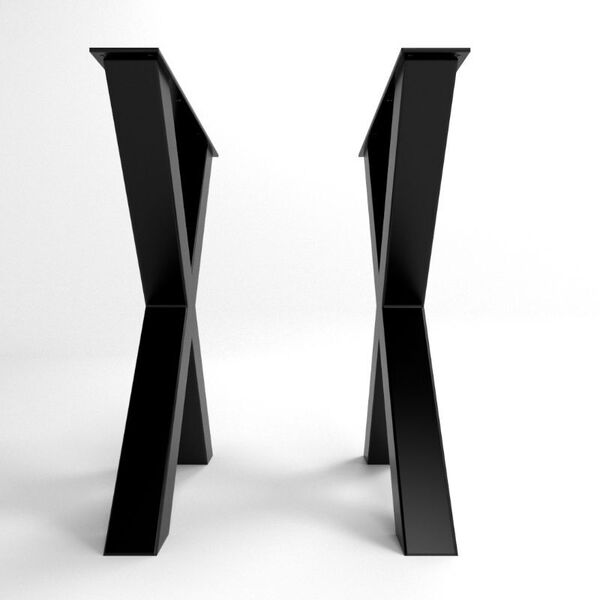 Pied de table en x