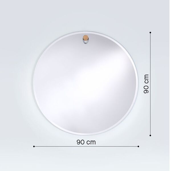 Miroir rond design 90