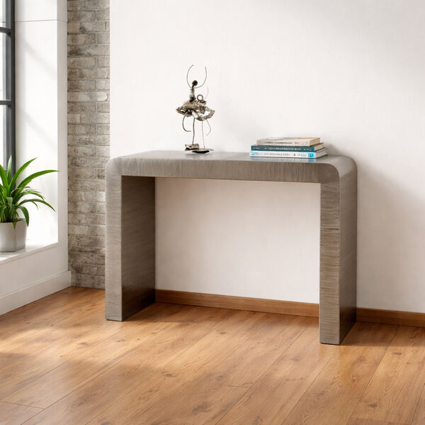 Console acier brossé