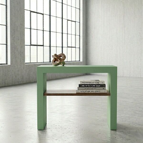 Console d'entrée avec étagère