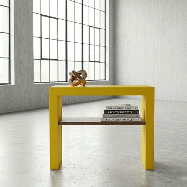 Console d'entrée avec étagère