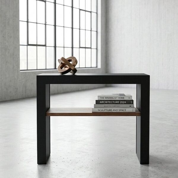 Console d'entrée avec étagère