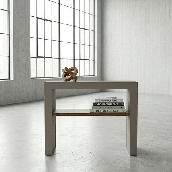 Console d'entrée avec étagère