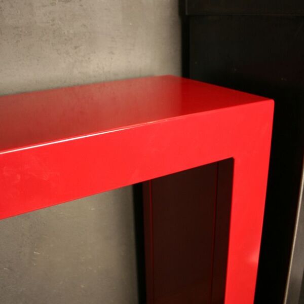 Console d'entrée avec étagère