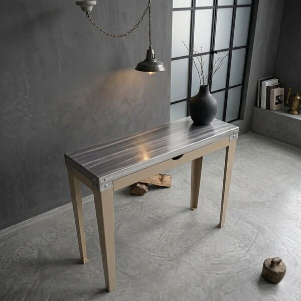 Console design tiroirs