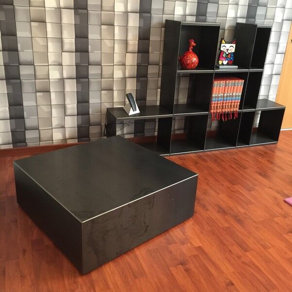 Table design acier