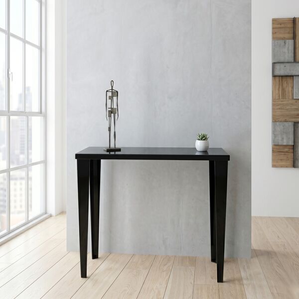 Console noir métal