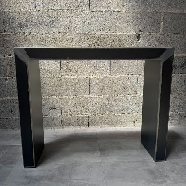 Console metal brut