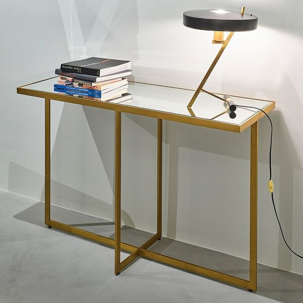 Console plateau miroir