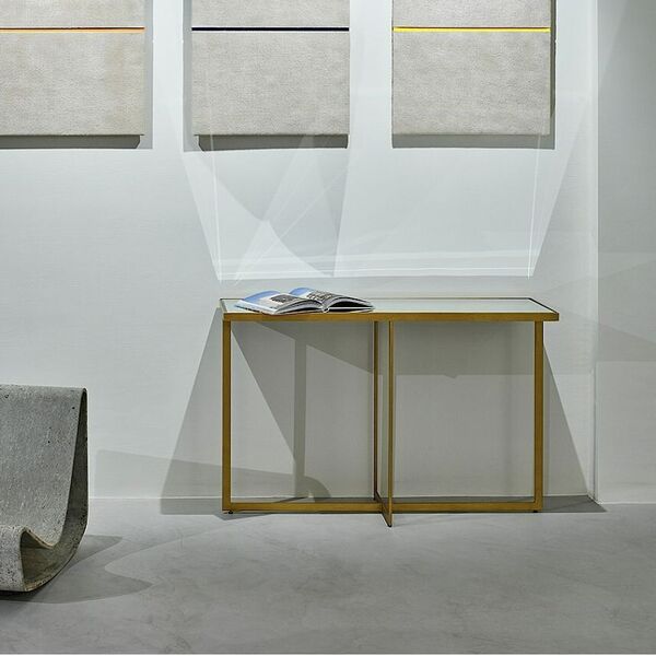 Console plateau miroir