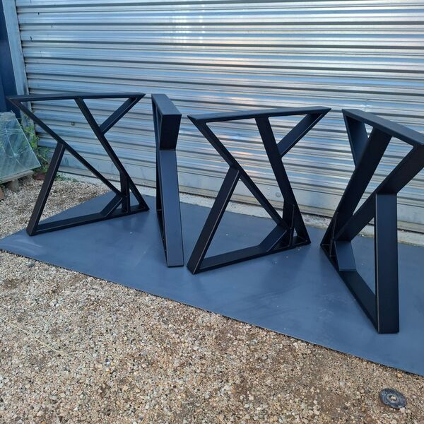 Double Pied de table original
