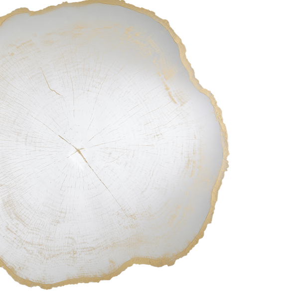 Miroir rond doré 80 cm