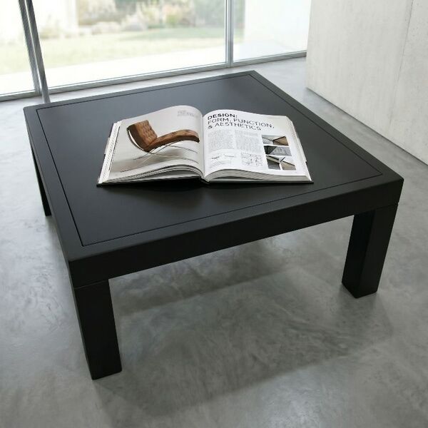 Table basse blanc laqué