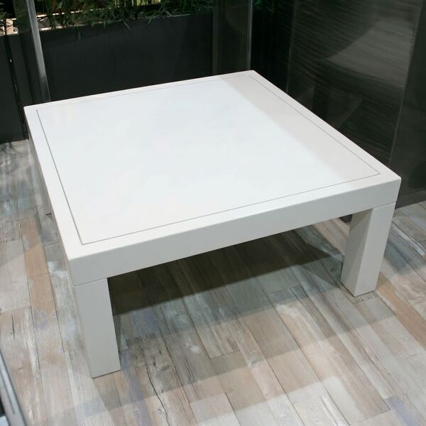 Table basse métal noir