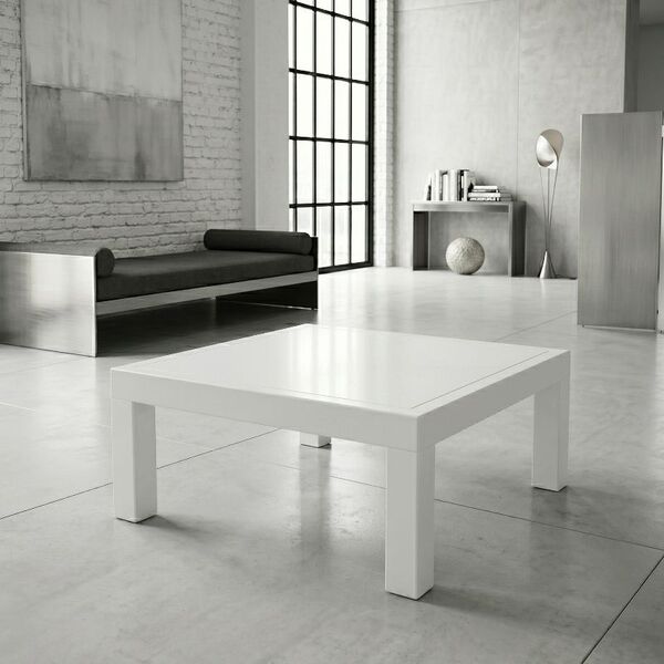 Table basse métal noir