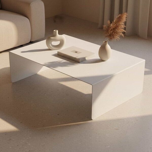 Table basse acier design