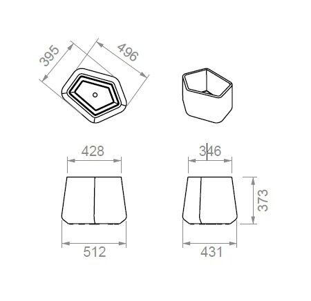 pot design géométrique