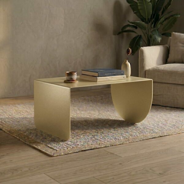 Table basse salon métal