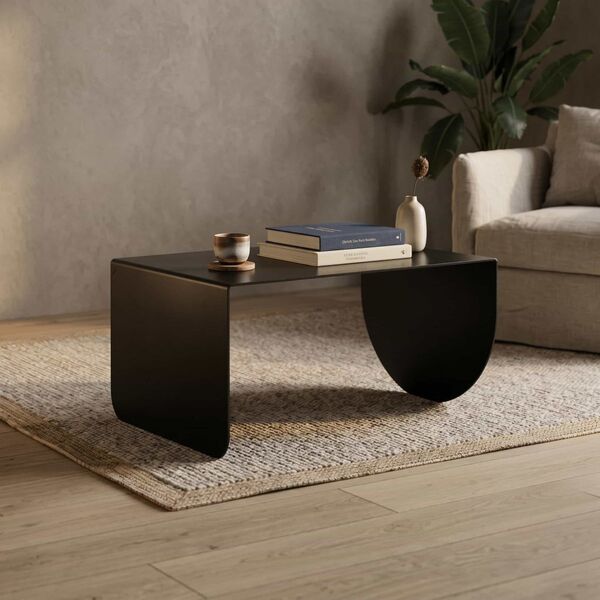 Table basse salon métal