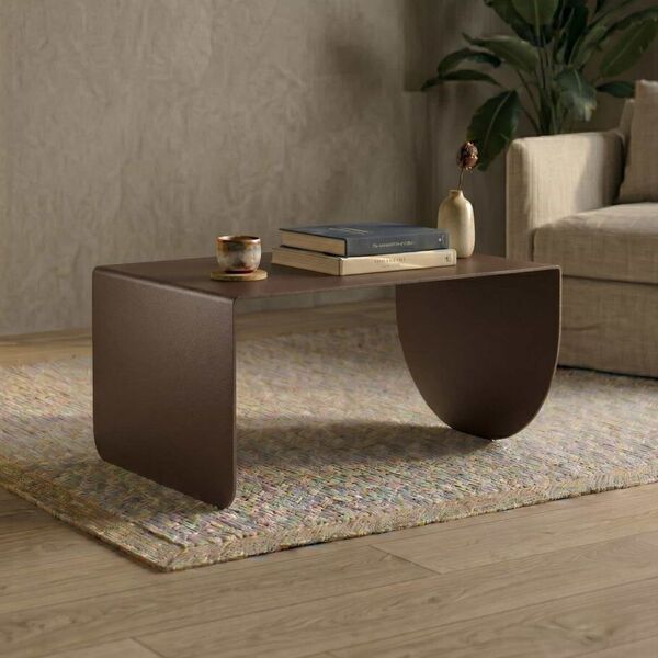 Table basse salon métal