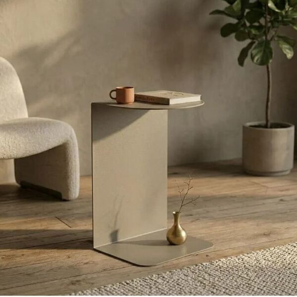Table basse salon métal