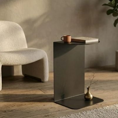 Table basse salon métal