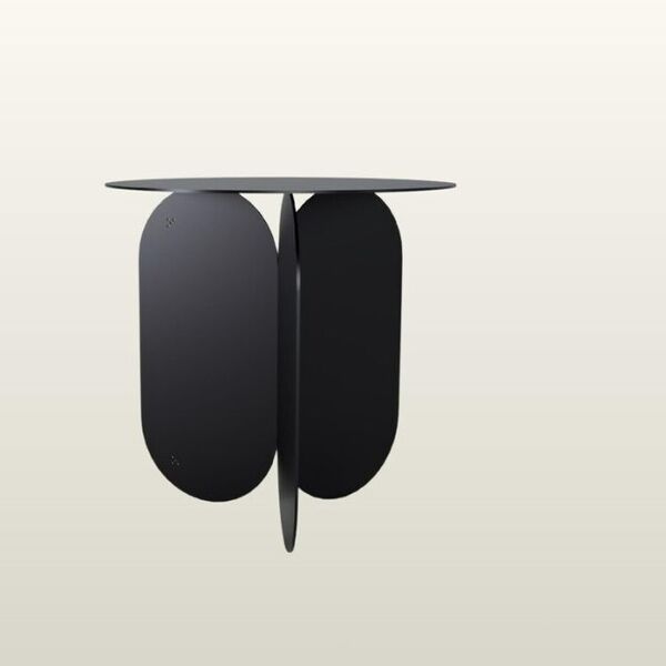 Table basse ronde design organique