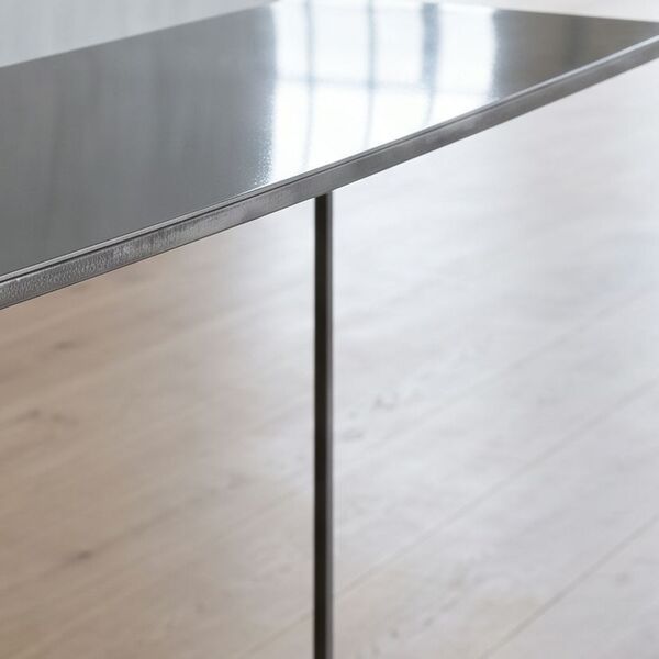 Console métal brut Design
