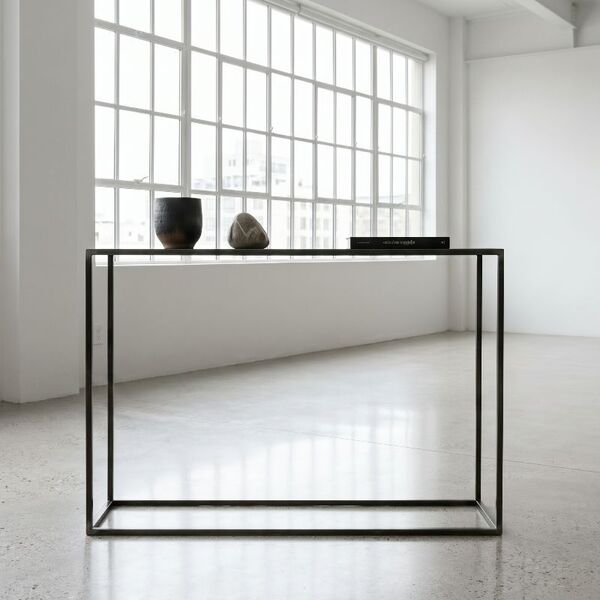 Console métal brut Design