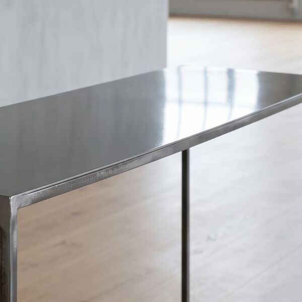console industrielle avec étagère