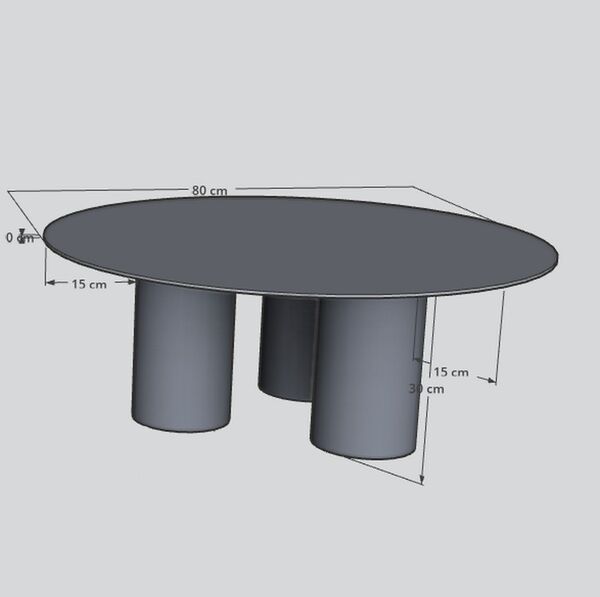 Table de salon ronde