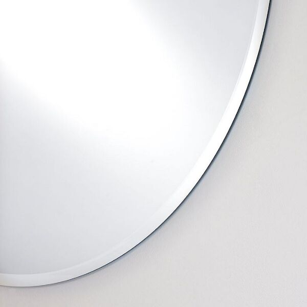 miroir rond biseauté
