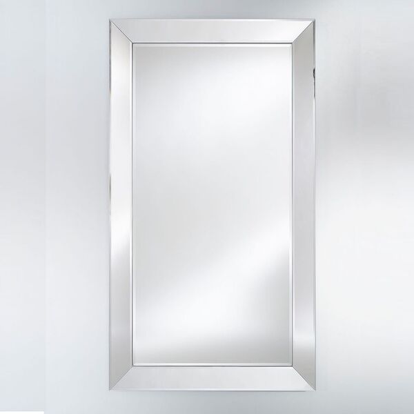 Grand miroir rectangulaire design biseauté
