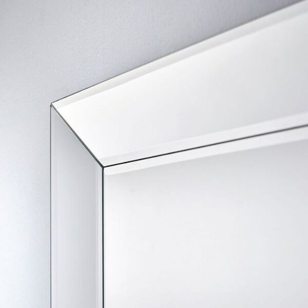 Grand miroir rectangulaire design biseauté