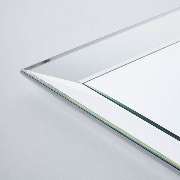 Grand miroir rectangulaire design biseauté