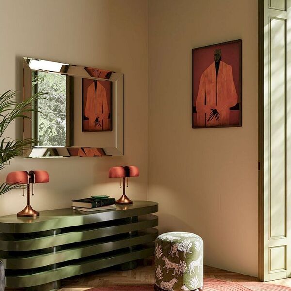 Miroir rectangle lumineux