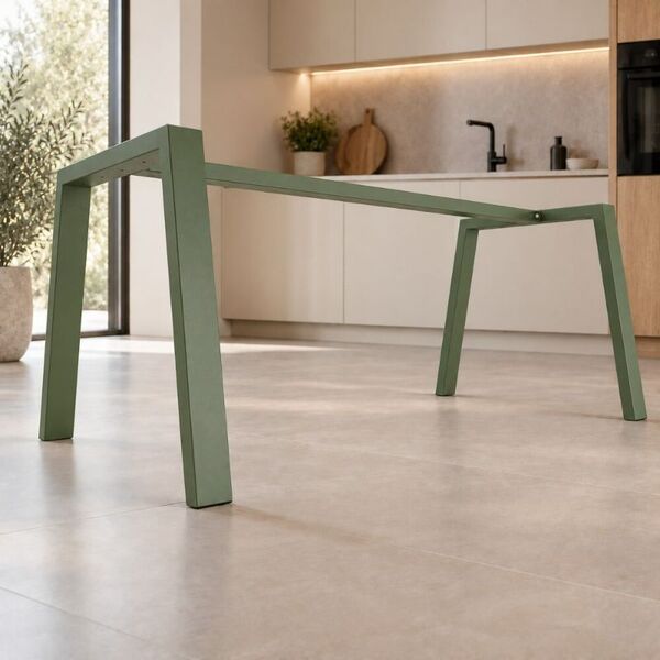 Pied de table avec barre de support