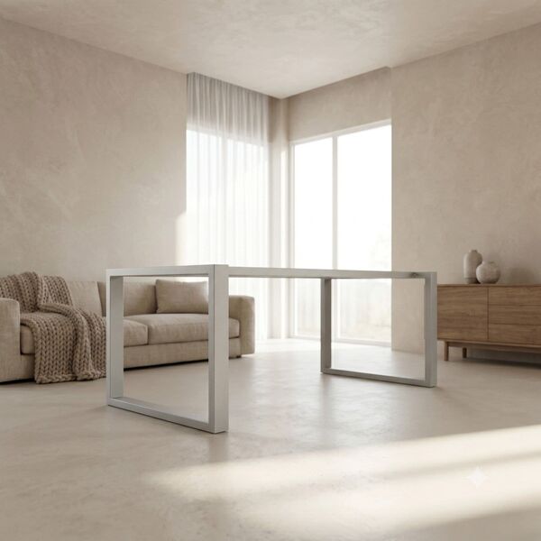 2 Pieds en U de table originale