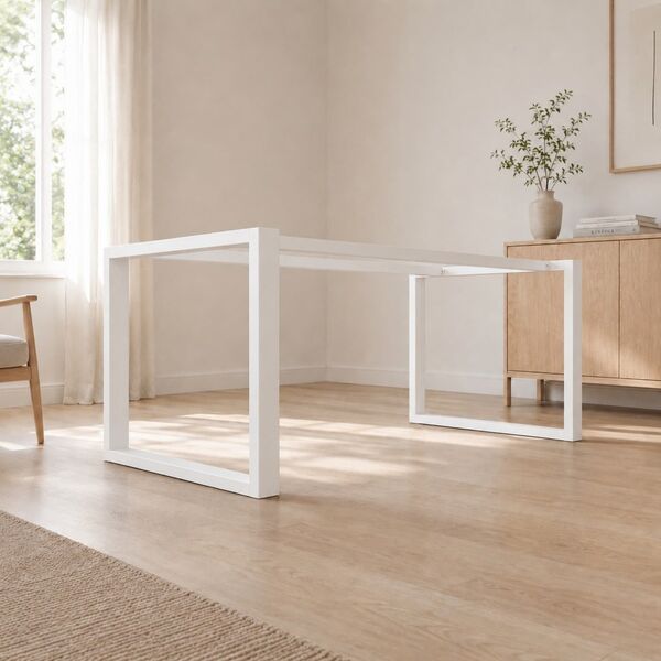 2 Pieds en U de table originale