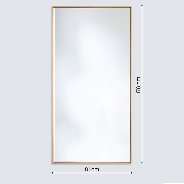 Miroir doré moderne