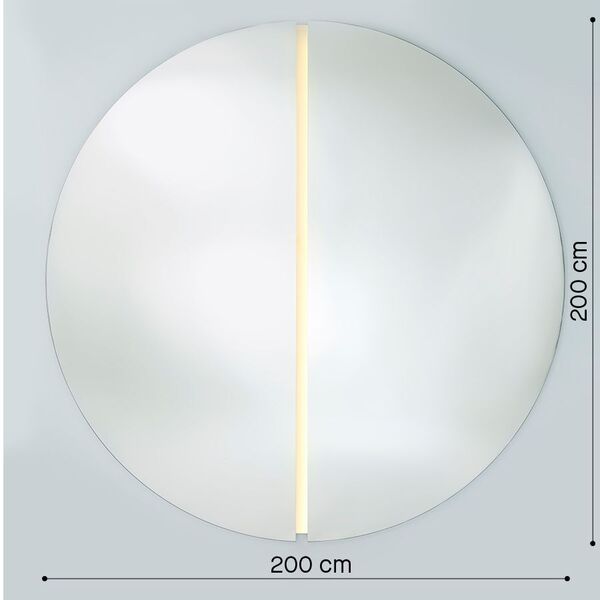 miroir géant lumineux