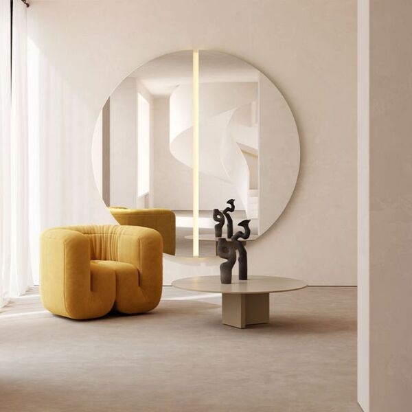 miroir géant lumineux