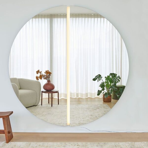 miroir géant lumineux
