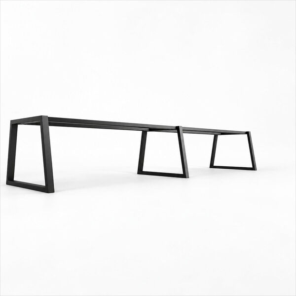 Piètement grande table trapèze