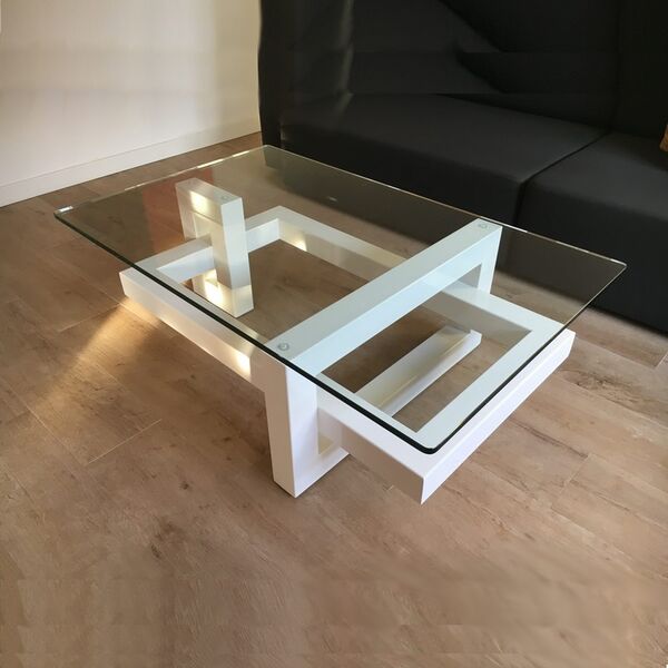 Table Basse Verre Design Luxe
