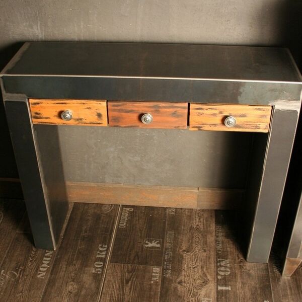console d'entrée design avec tiroir